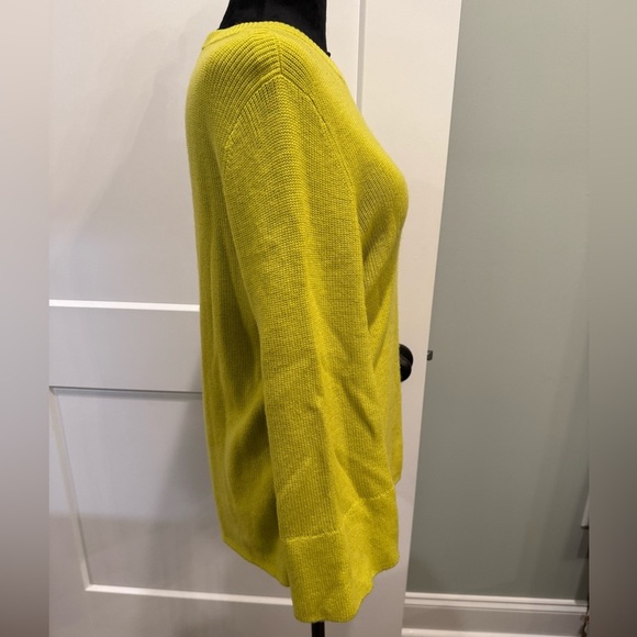 Eileen fisher crew neck bell sleeve sweater merino wool - Picture 3 of 8